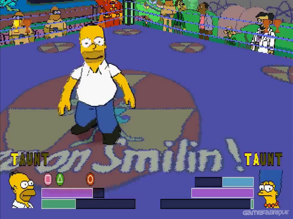 Simpsons wrestling ps1 gameplay download