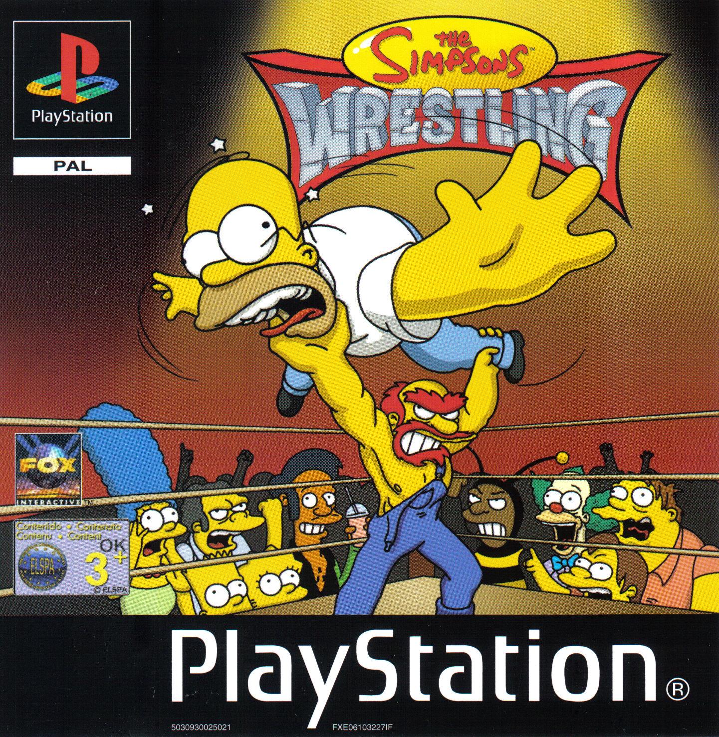 Ps1 Simpsons Wrestling